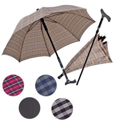 Stockschirm TWIN mit Fritzgriff