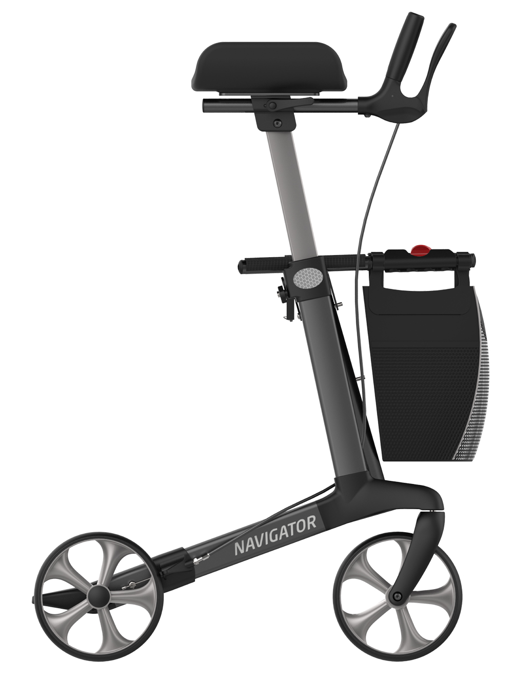 Navigator Arthritis Rollator mit festen Unterarmauflagen