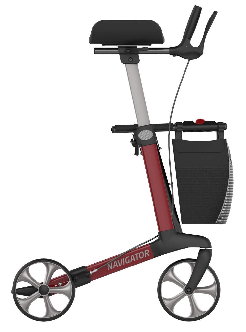 Navigator Arthritis Rollator mit festen Unterarmauflagen