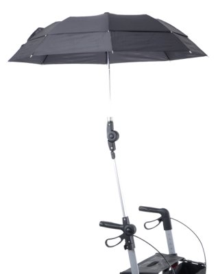 Schirm mit Halterung für Rollator ROUTER/ATHLON/SERVER