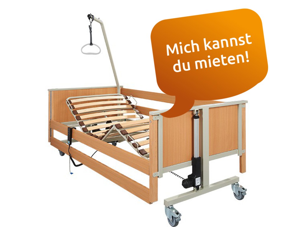 Pflegebett zur Miete