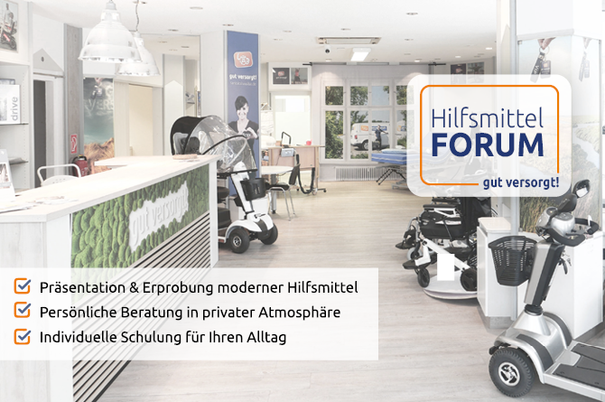 Außenansicht des Hilfsmittel-Forums in Bochum